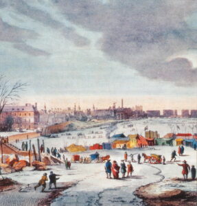 Frost Fairs on the River Thames: How, Why?
