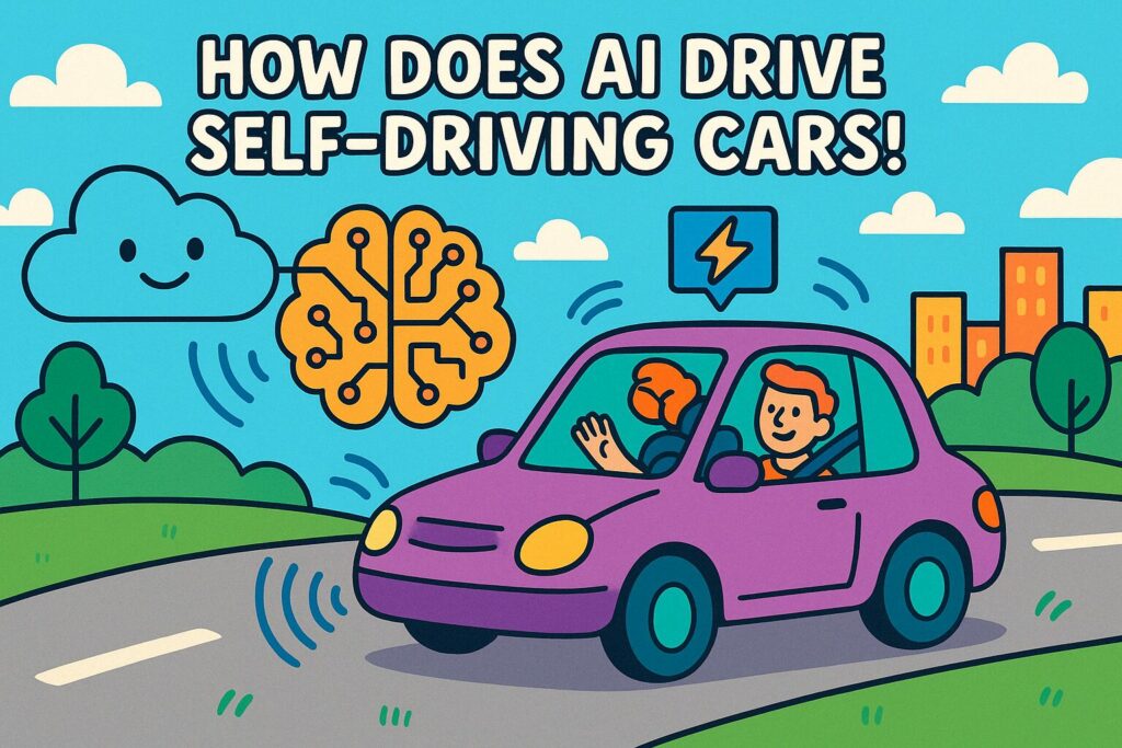 How Does AI Drive Self-Driving Cars!