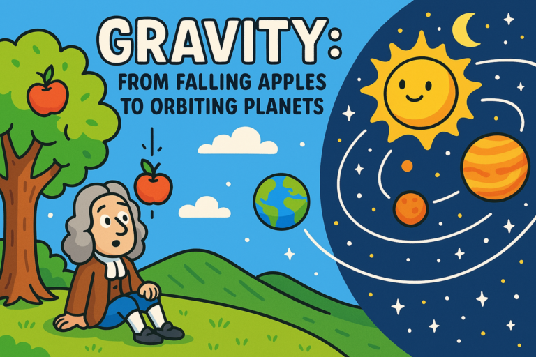 Gravity: From Falling Apples to Orbiting Planets