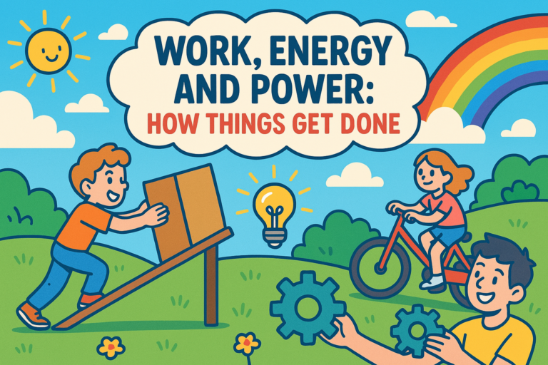 Work, Energy and Power: How Things Get Done