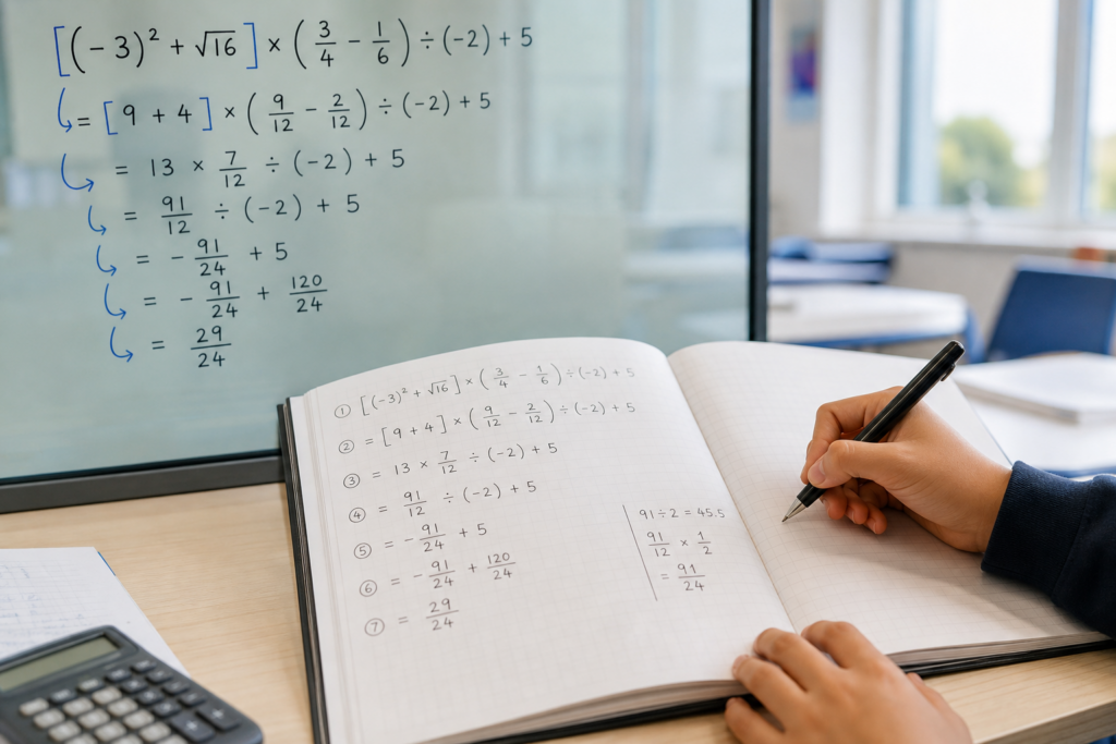 Applying the Order of Operations Correctly