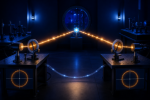 Entanglement Without Faster-Than-Light Messages