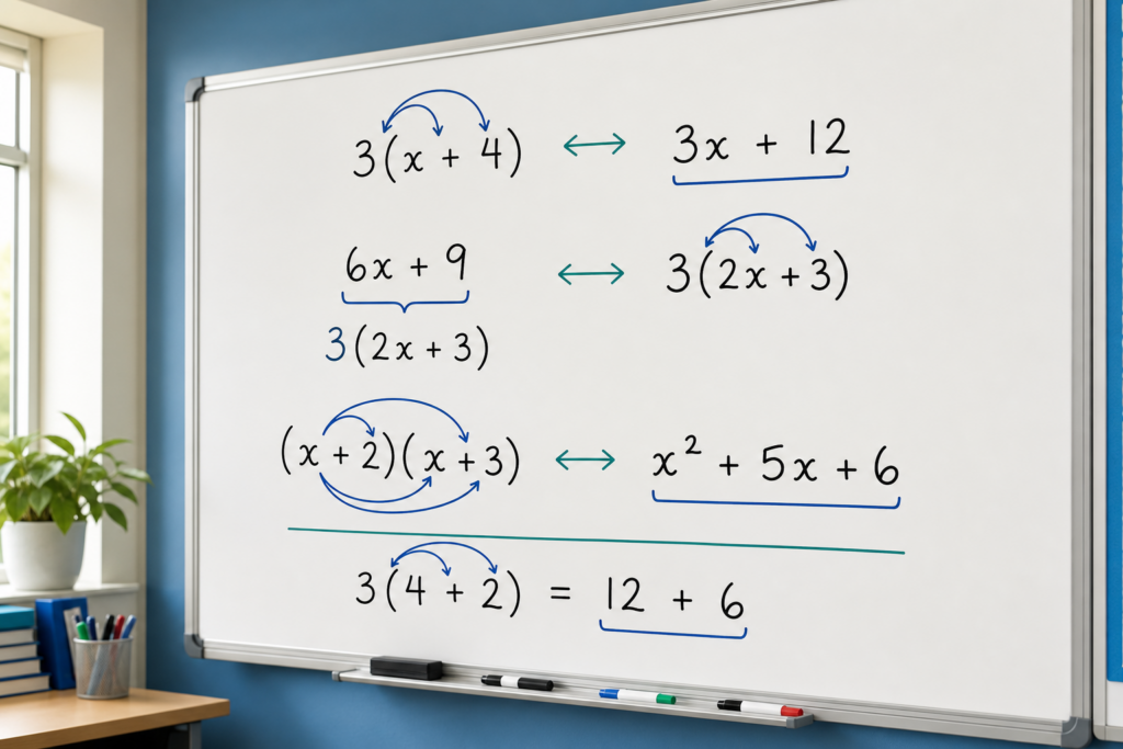 Expanding and Factorising Algebraic Expressions