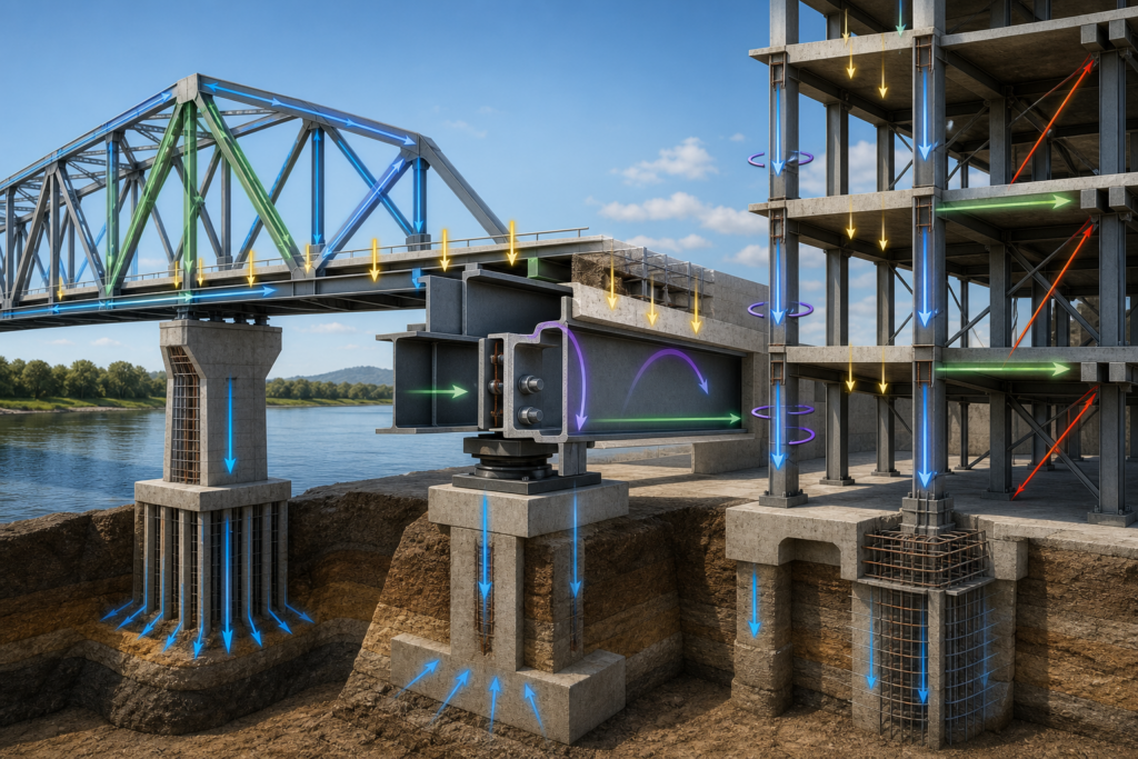Forces in Structures: How Beams, Bridges and Buildings Stay Standing