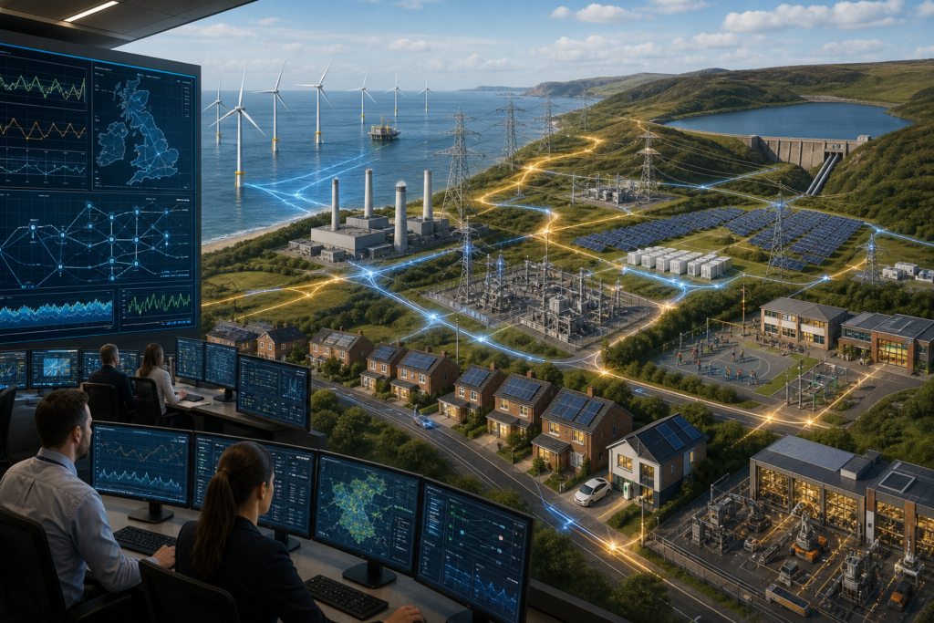 How Britain’s Electricity Grid Balances Supply and Demand