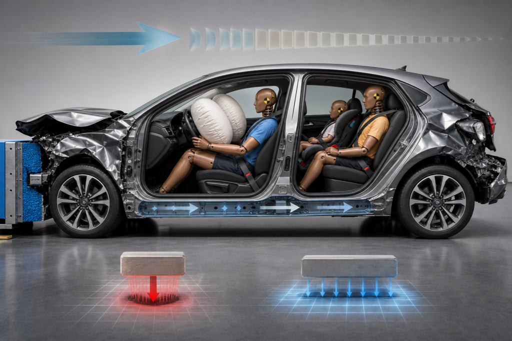 How Cars Protect People in a Crash: The Physics of Vehicle Safety