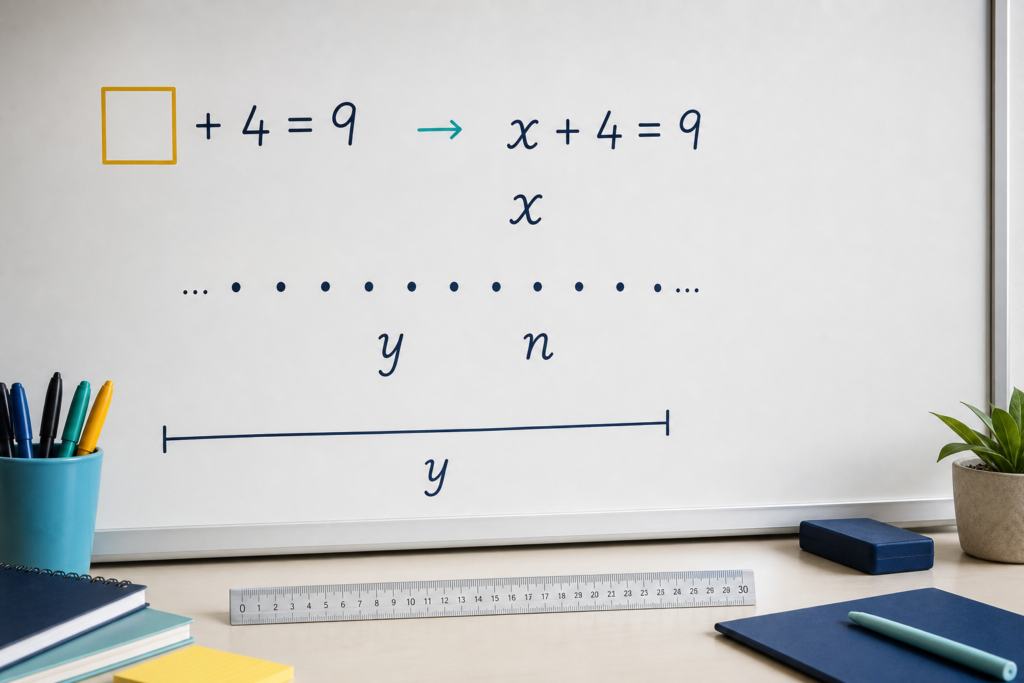 How Variables Represent Unknown Values in Algebra