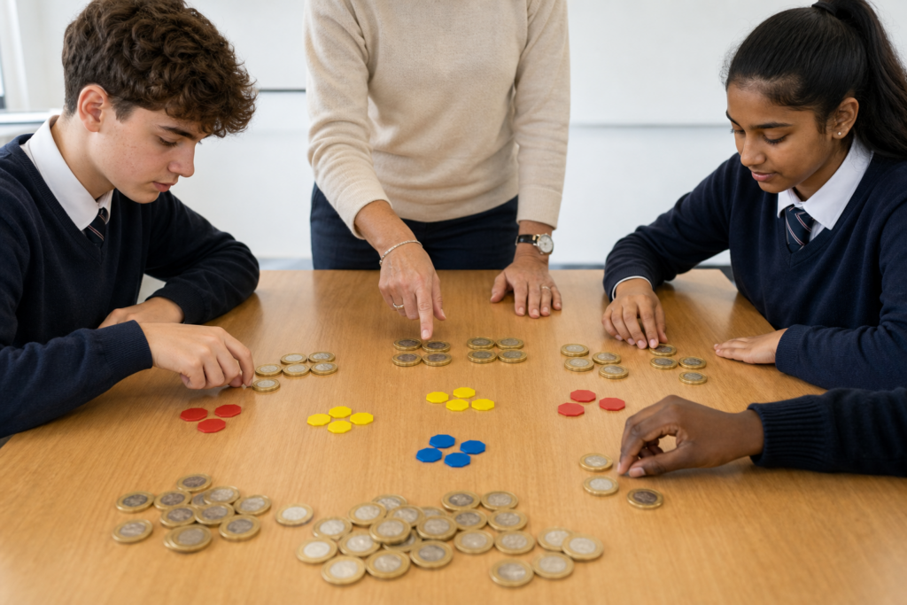 Sharing Quantities in a Given Ratio